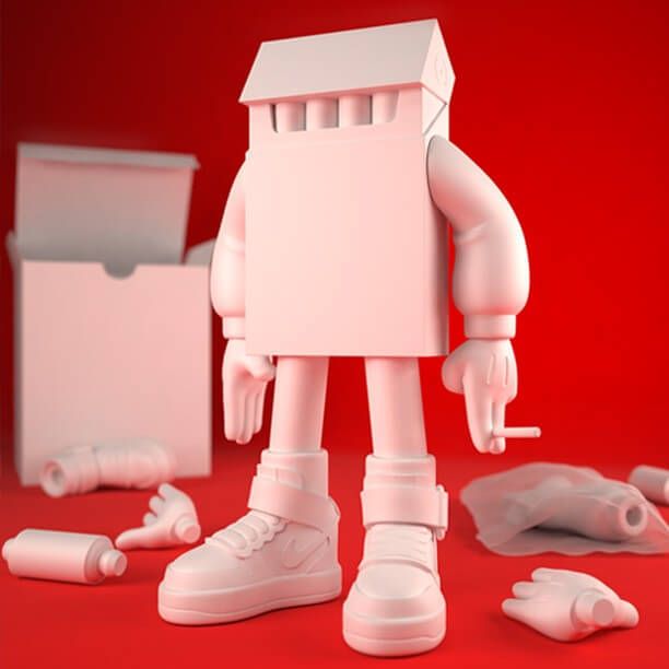 mightyshort-3d-figure