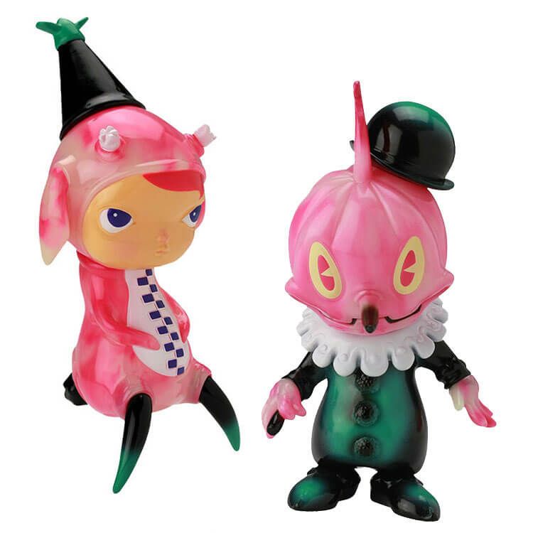 Brandt Peters Kathie Olivas PINK GID SWIRL Stingy Jack and Calliope Jackalope10th anniversary Tomenosuke