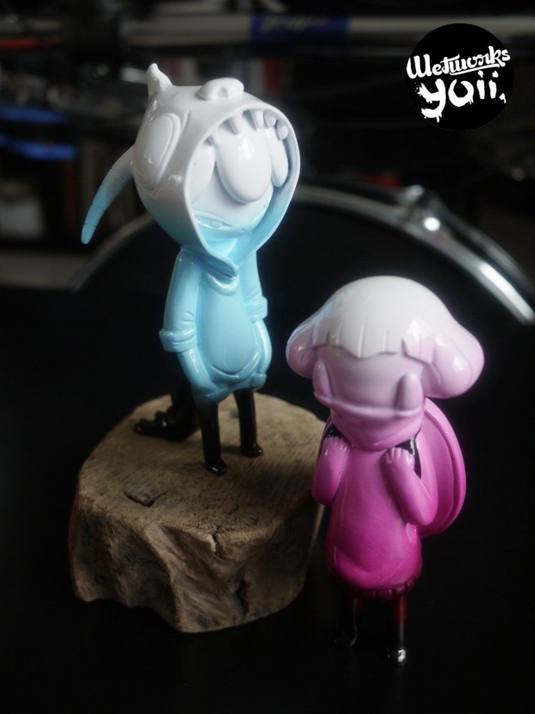 STGCC 2016 Gameragirl and Kidzilla Exclusives from Yoii x Wetworks