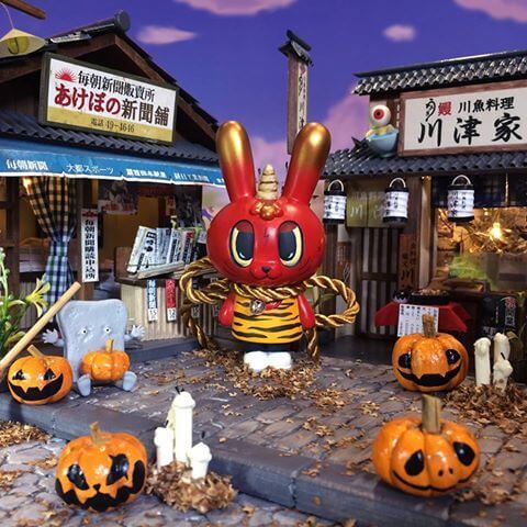 halloween-oni-dorobanii-by-stickup-monsters-javier-jimenez