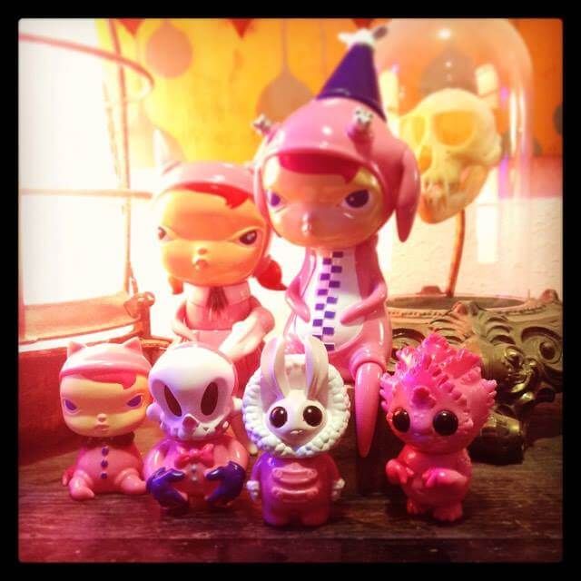 Circus Posterus DesignerCon pink sofubi