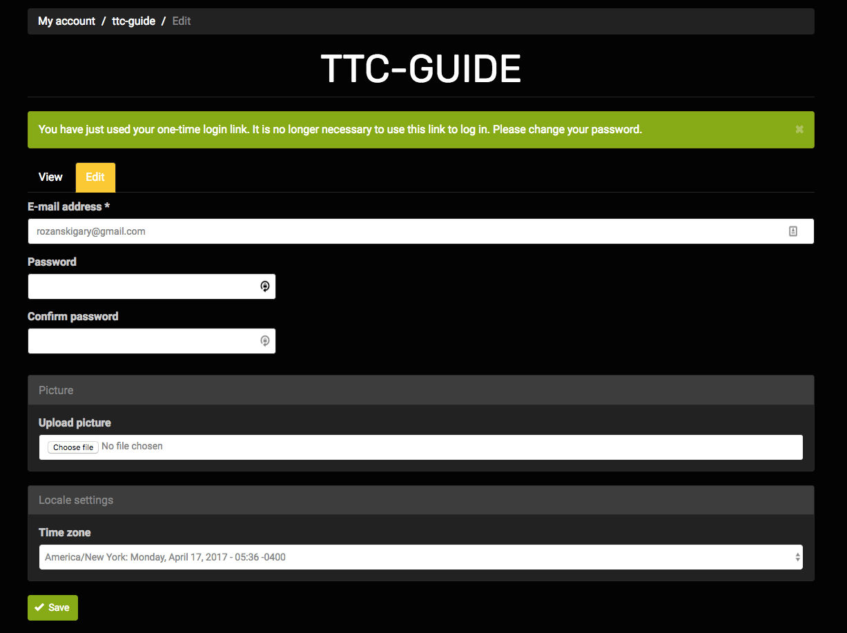 dta-password-setup