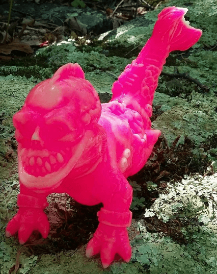 Acolorfulmonster gitd:pink marbled Throgaa 2