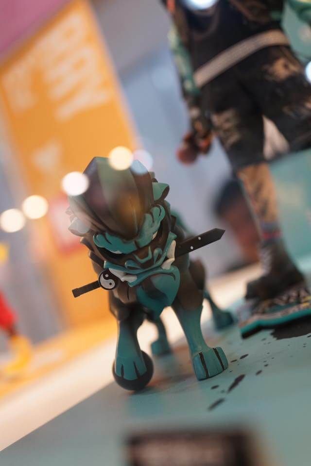 髑髏犬 インディーズ ソフビ AwesomeToy