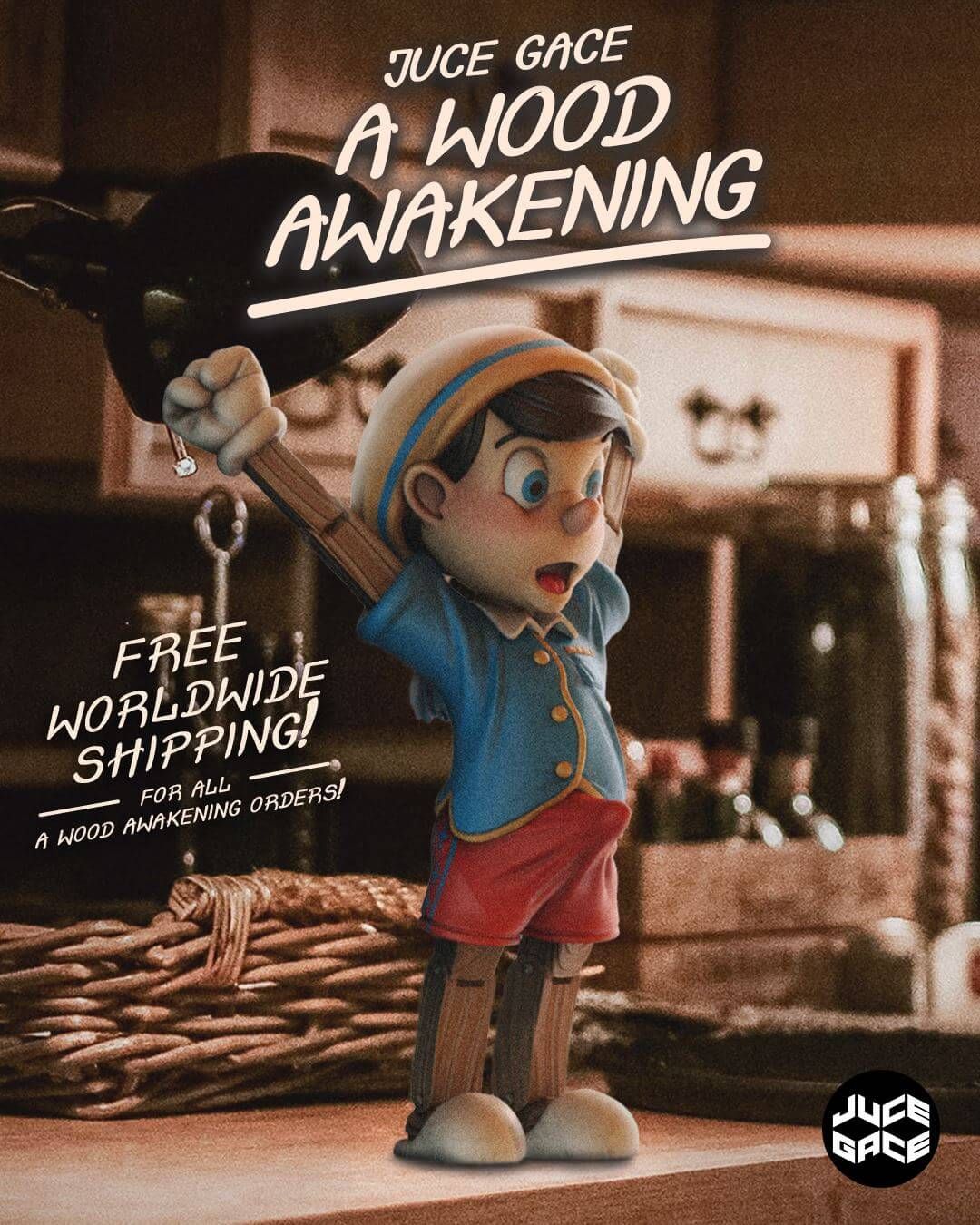 A Wood Awakening By Juce Gace x Mighty Jaxx - The Toy Chronicle
