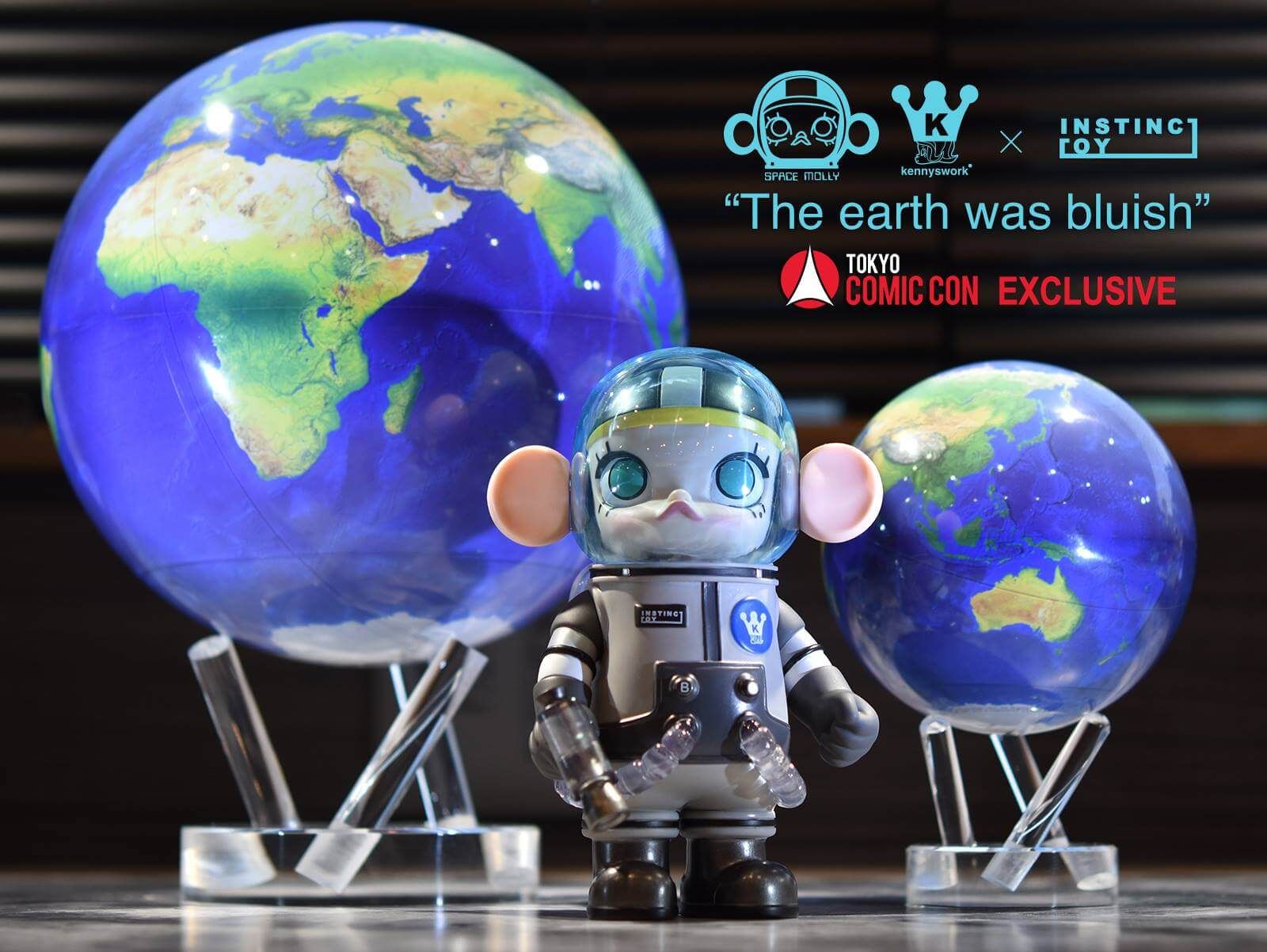 SPACE MOLLY The earth was bluish edition by KENNYSWORK x