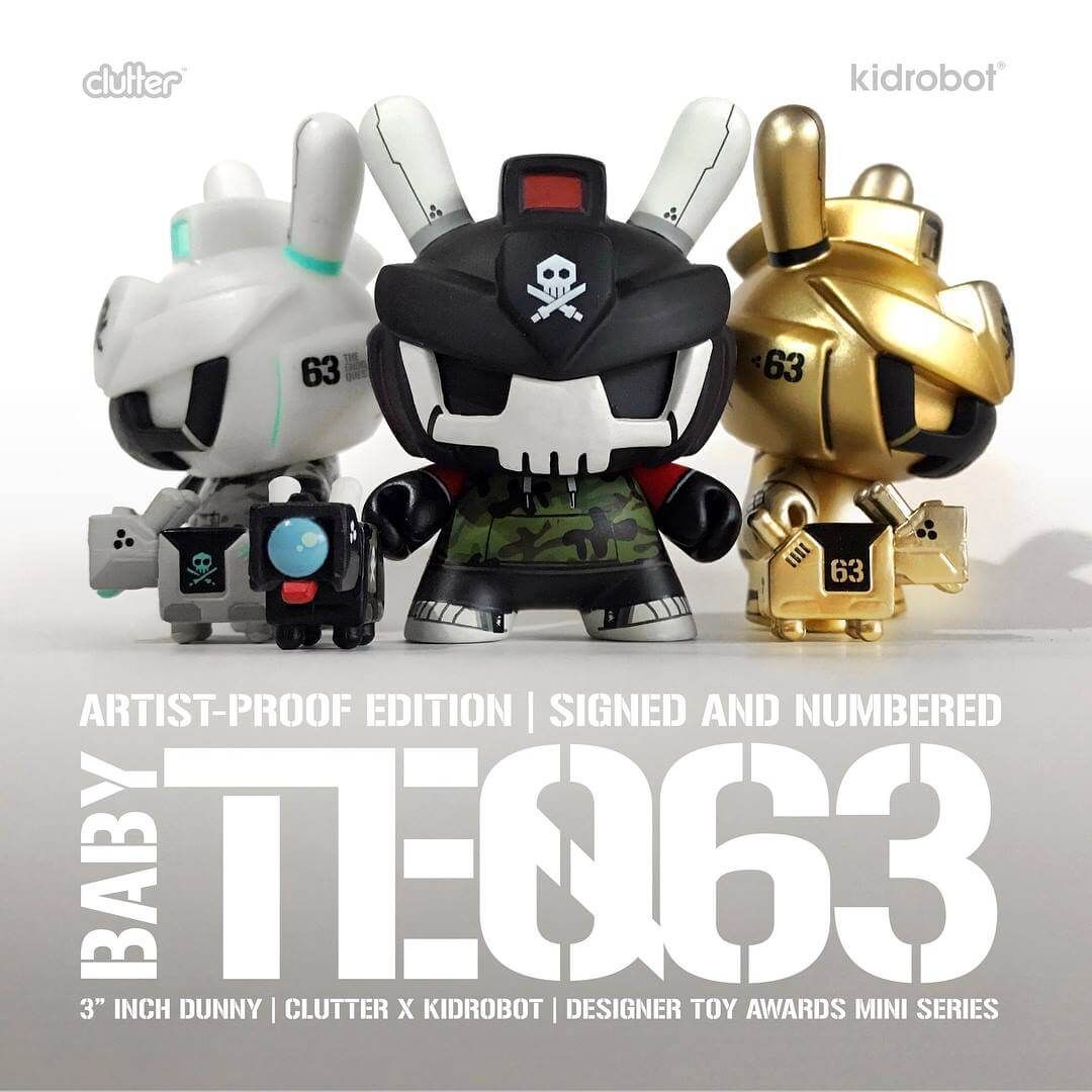 Baby TEQ Artist Proof By QUICCS x Kidrobot x Clutter