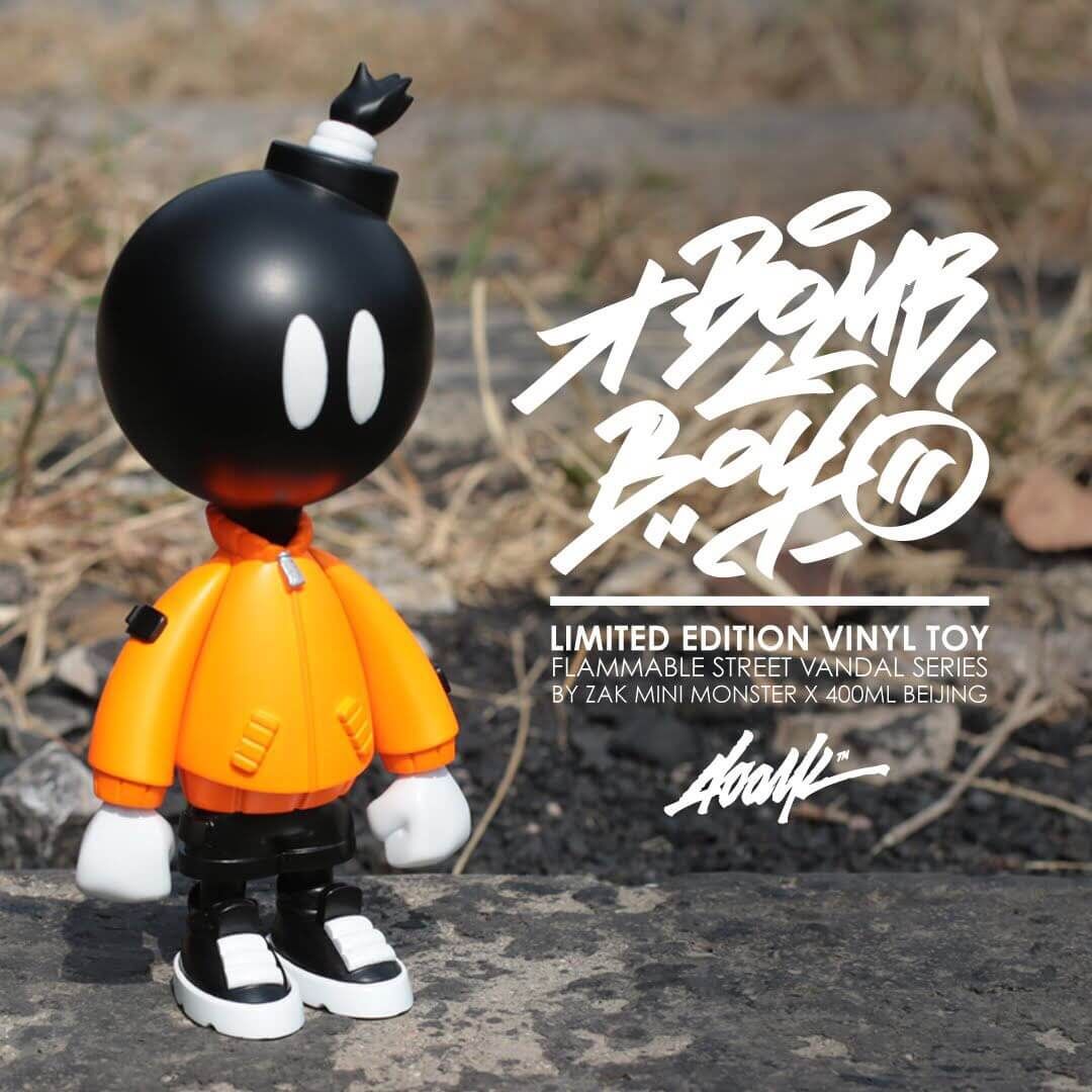 【再入荷】 Series Vandal Street Flammable by 400ml x Monster Mini Zak アメコミ