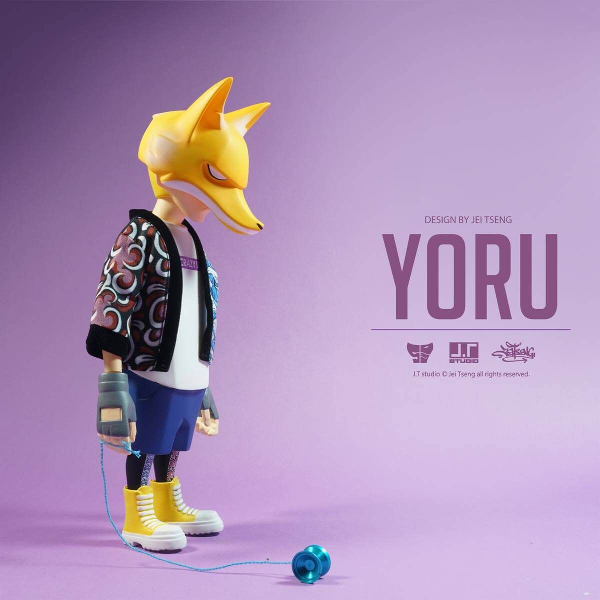 J.T STUDIO YORU 8-inch Fox Vinyl Doll GK Model Desktop