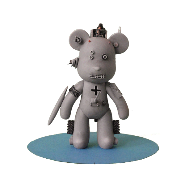 robo bear 360 gray