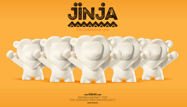 Jinja Lion Aardman KOP