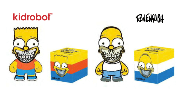 【本日特価】 Kidrobot! x Simpsons The x English Ron - Chronicle Toy The アメコミ