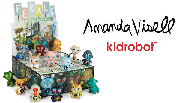 Kidrobot x Amanda Visell FERALS Mini Series BUCK WETHERS 3" Vinyl Figure 