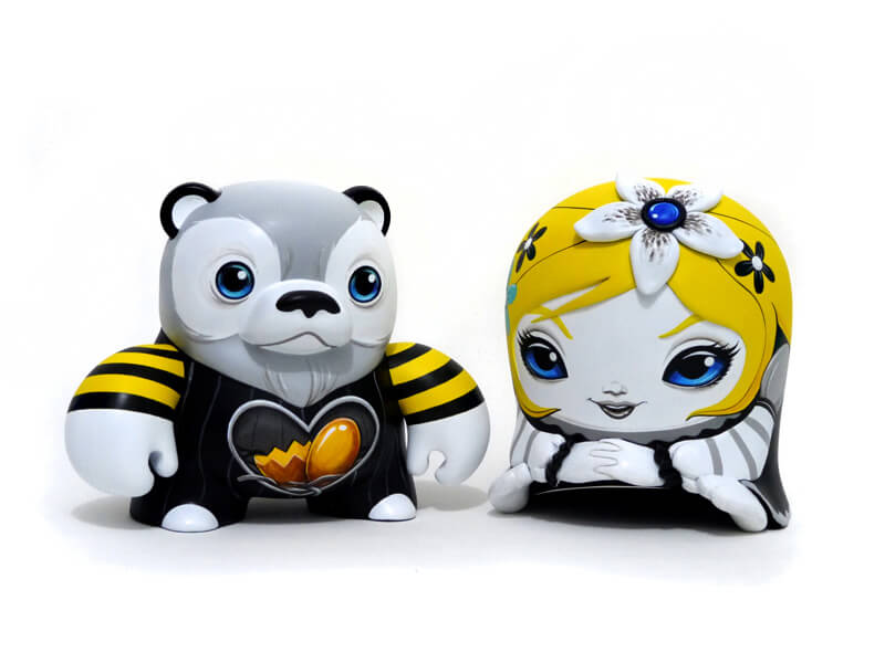Goldilocks and Theodore by Otto Bjornik teddy trooper side by side