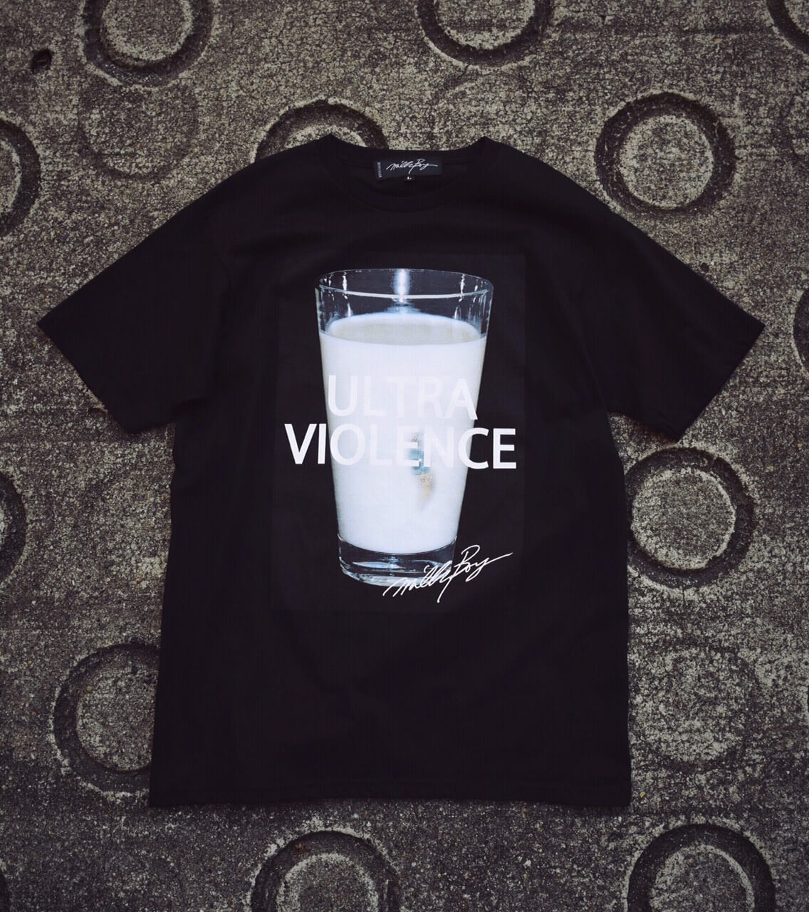 a clockwork orange tshirt milk