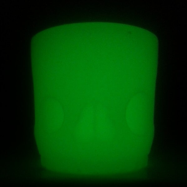 The Skull By Diablo Texas – Small Resin Cast GLOW In The DARK GID GLOW