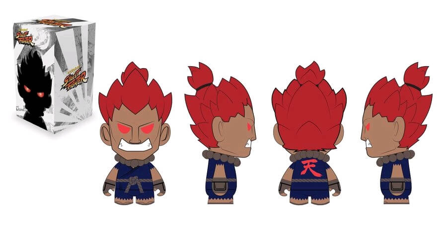 Streetfighter V - Akuma Medium Figure by Kidrobot