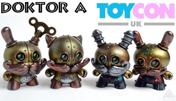Doktor A ToyCon UK custom mechtorians Dunny Lego Copper Creeps