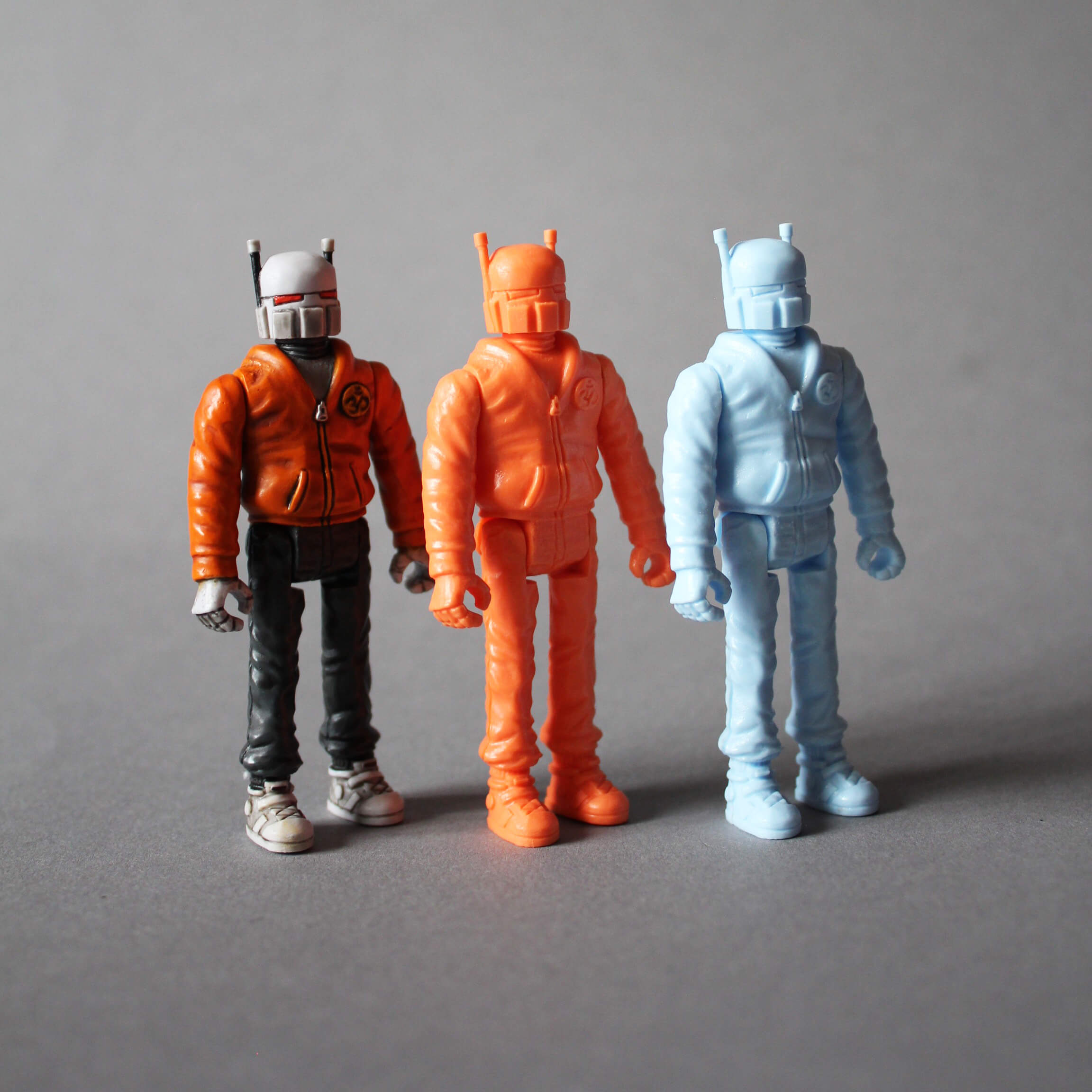 Kosrobot minifigure and new pink Tsihata