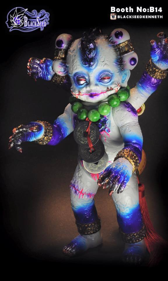 demon embryo by BlackSeed Kenneth Tang Thailand Toy Expo 2016
