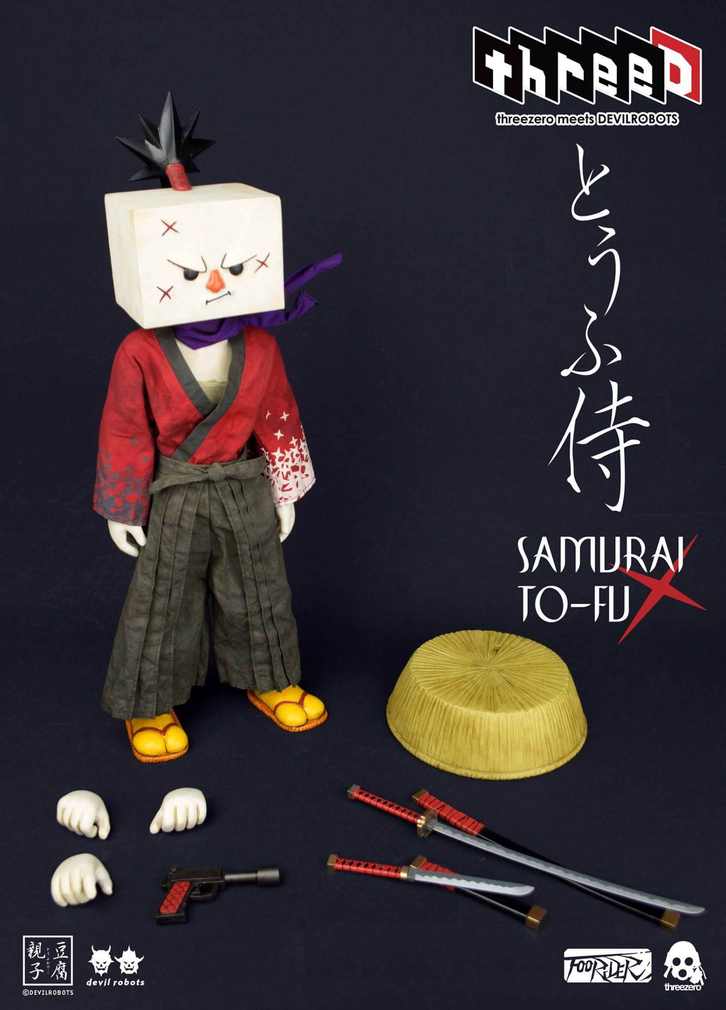 threezero x DEVILROBOTS Samurai TO-FU