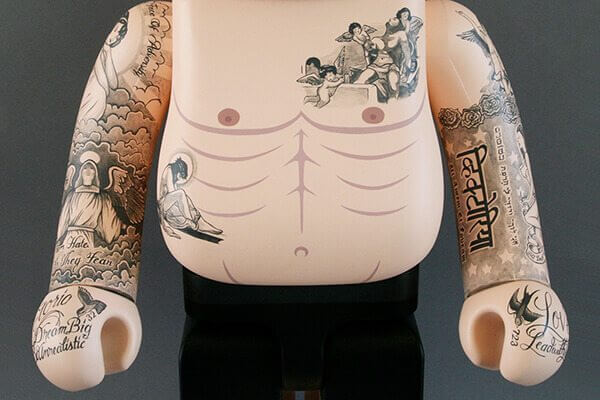DAVID BECKHAM 1000 percent Bearbrick by Fakir design chest