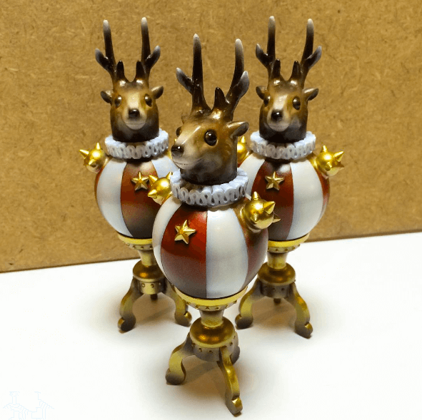 ROLY POLY the BOMB deer By Kikkake 2