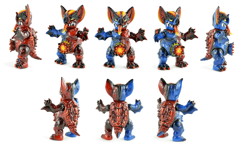 shiftytoys Mini Mockbat custom paul kaiju unbox industries line up