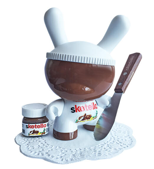 Sketella custom 8 inch Dunny By Sket One