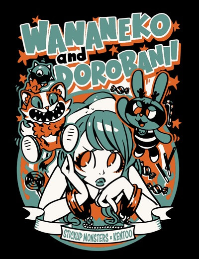 StickUp Monsters X Kentoo T-Shirt1