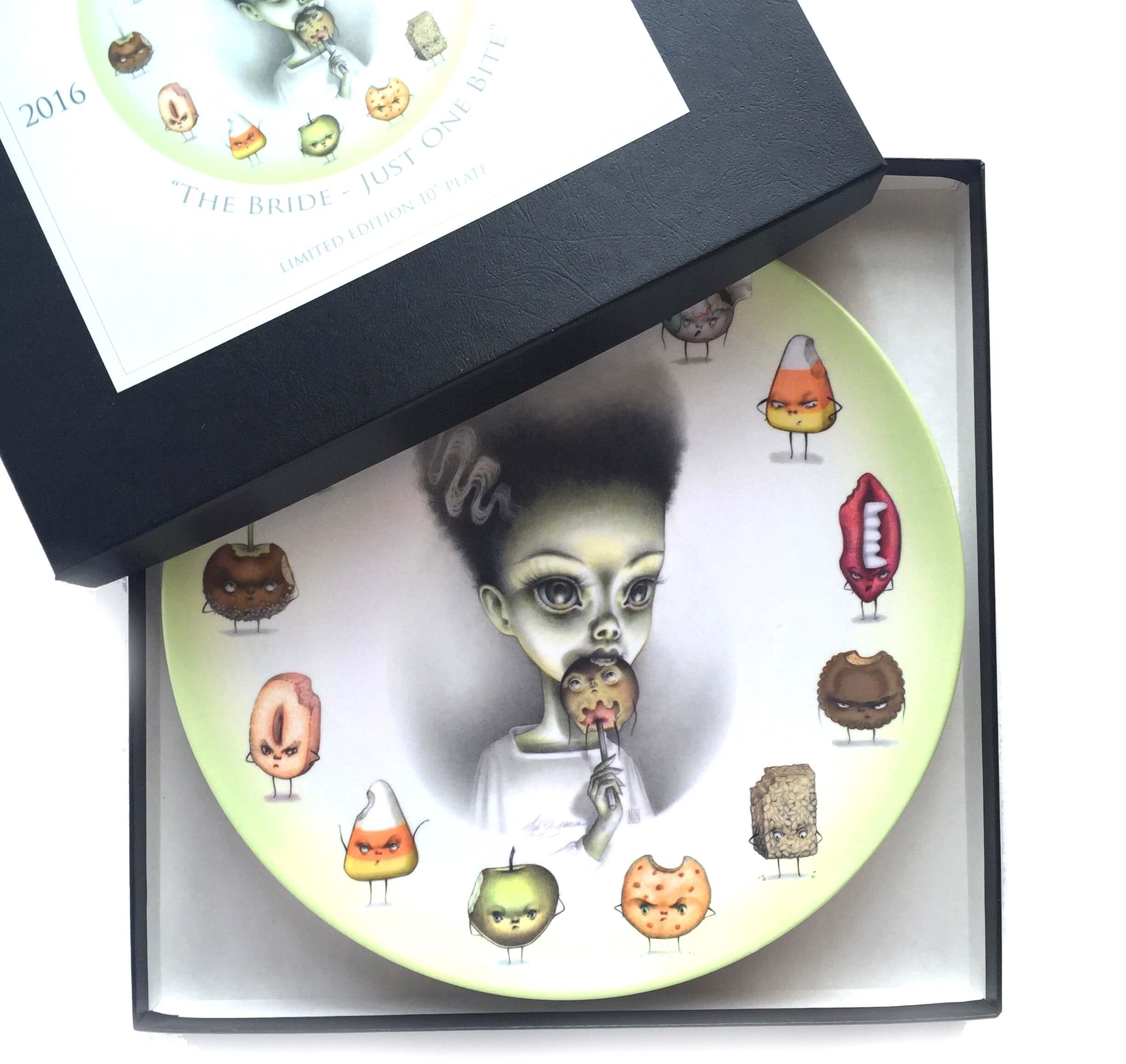 Mab Graves Halloween melamine plate little Bride