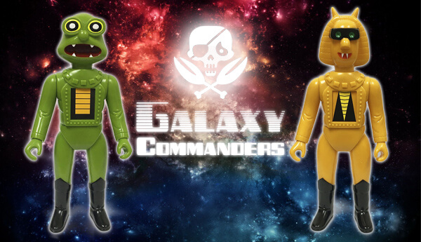 Galaxy commandants commandant Elmo Soft sofubu Vinyl Toy Figure skullmark 