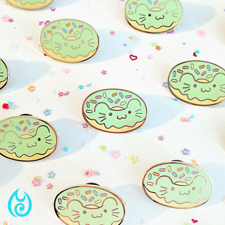 grean-tea-donatsu-pins