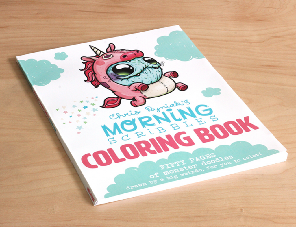 Chris Ryniak's First Colouring Book - The Toy Chronicle