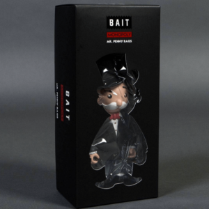MR PENNYBAGS Vinyl Figure By BAIT x MONOPOLY x SWITCH Black Edition ...