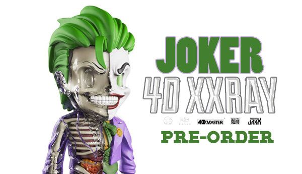 4D XXRAY JOKER By Jason Freeny x Mighty Jaxx x 4DMaster