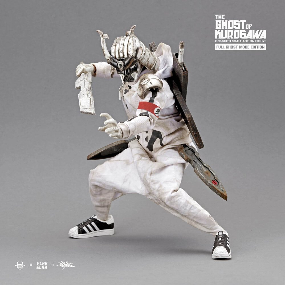 The Ghost of Kurosawa onesix Scale Action Figure Quiccs x FLABSLAB x Devil Toys full Full GHOST MODE EDITION