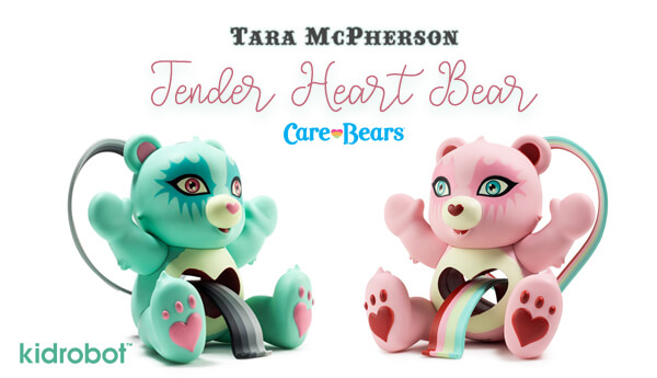 Kidrobot Care Bears Tender Heart by Tara McPherson Vinyl Figure