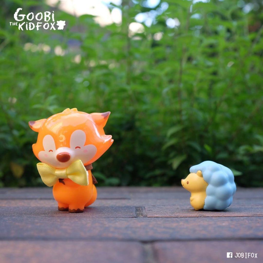 Goobi Triangles Goobi the Kid Fox - Goobi & Dotdot Hello Bangkok Set by OK LUNA x Merry ...