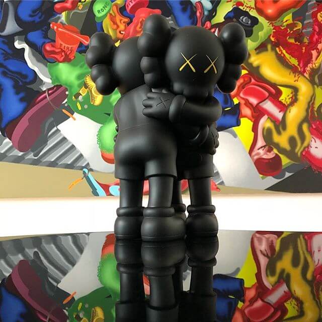 together-kaws-vinyl-black