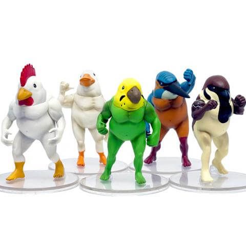 Gachimuchi Tori Set By Medicom Toy x Takio Chan - The Toy