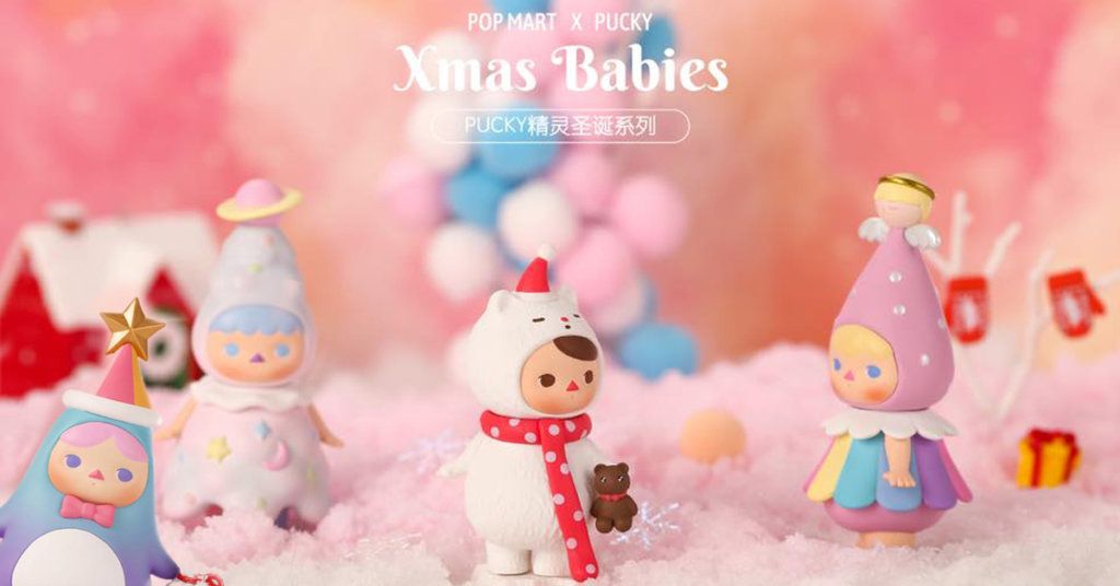 babies by pucky x popmart the toy chronicle christmas bells ringing
