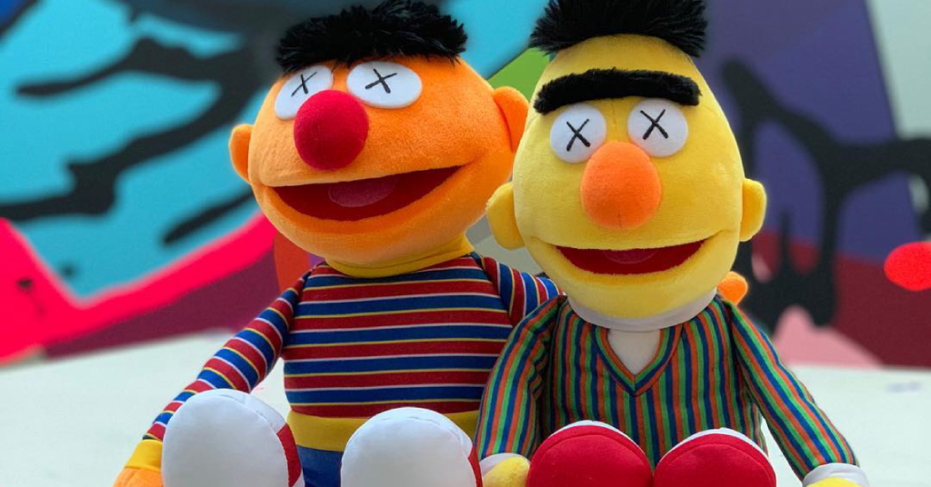 bert and ernie doll
