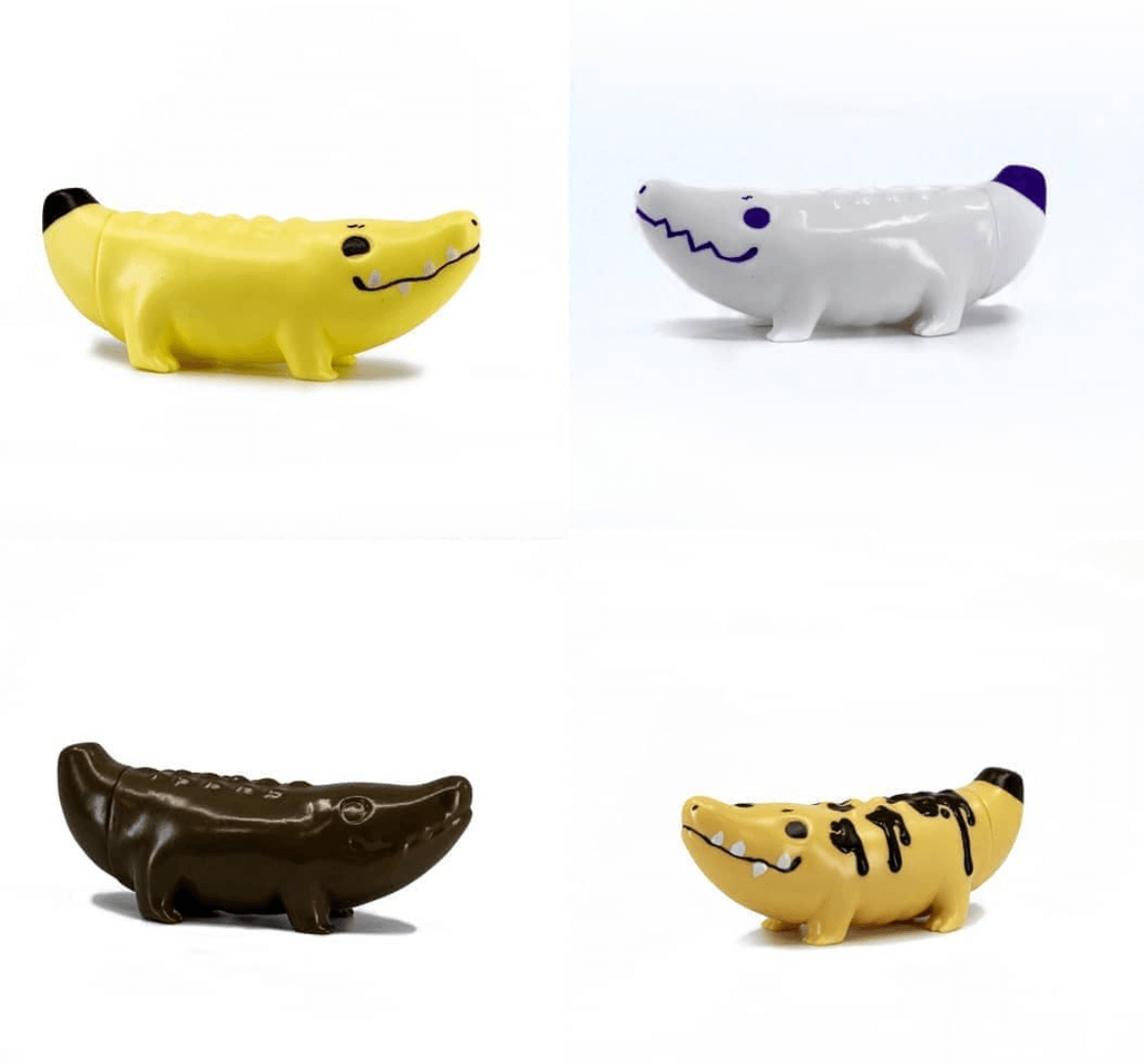 banana crocodile plush