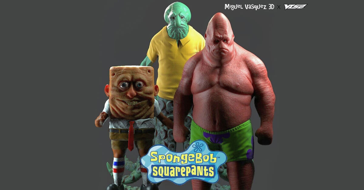 The Toy Chronicle Squidward Untooned Spongebob Squarepants Humanoid Sea Friends By Miguel Vasquez X Vtss