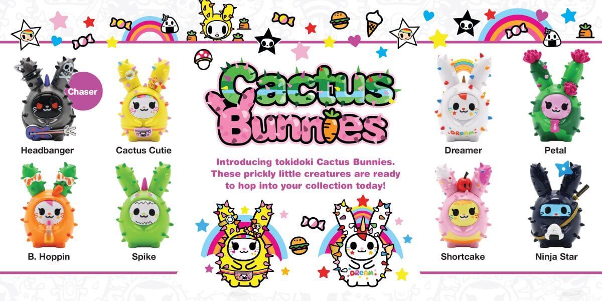 Tokidoki cactus best sale bunnies