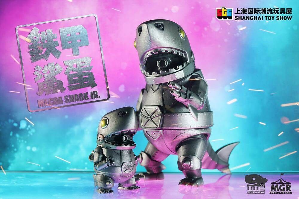 Mecha Shark Jr by Momoco Studio x MERRY GO ROUND - The Toy