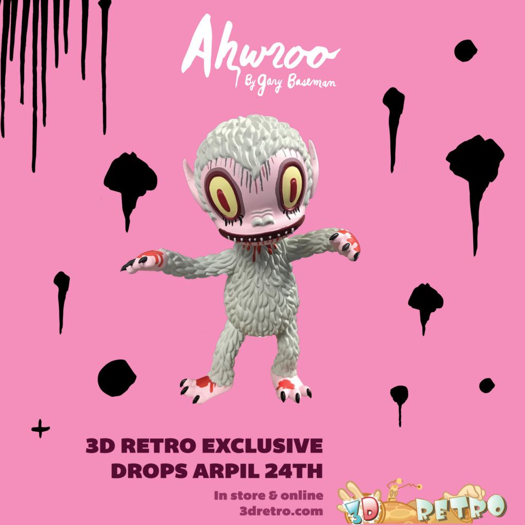 New White Ahwroo by Gary Baseman x 3DRetro - The Toy Chronicle