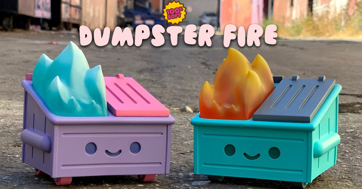 dumpster fire 100 soft