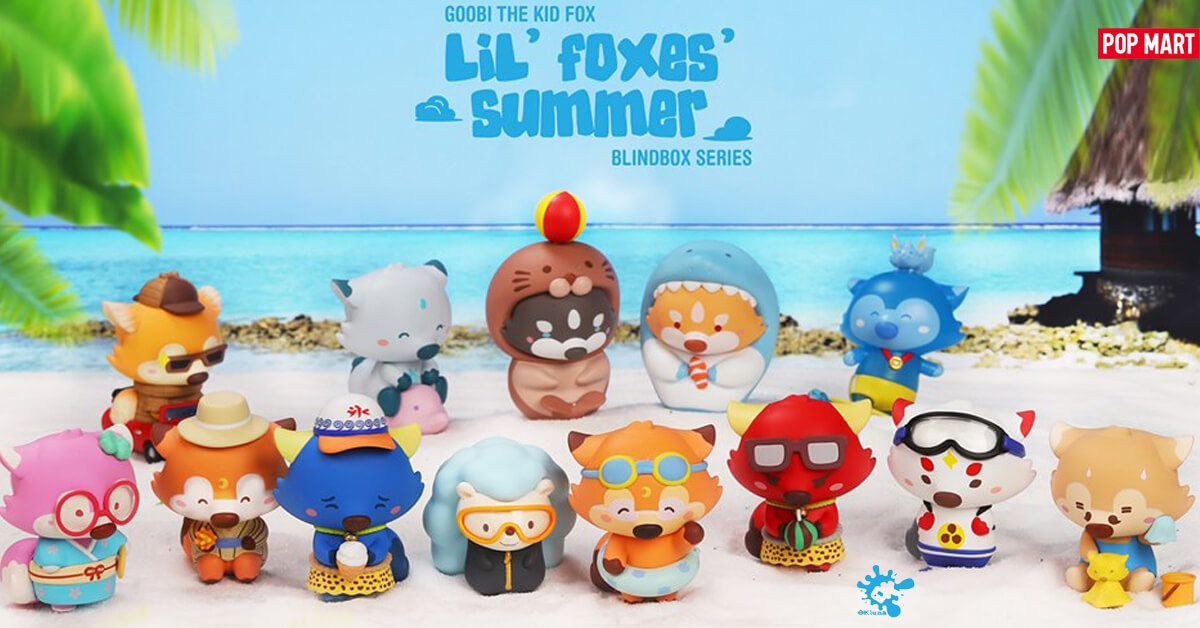 POP MART x Okluna Goobi the Kid Fox Goobi Mini Figure Designer Toy Figurine...